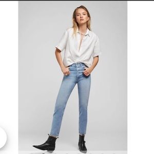 Anine Bing NWT Light Blue Peyton Size 27